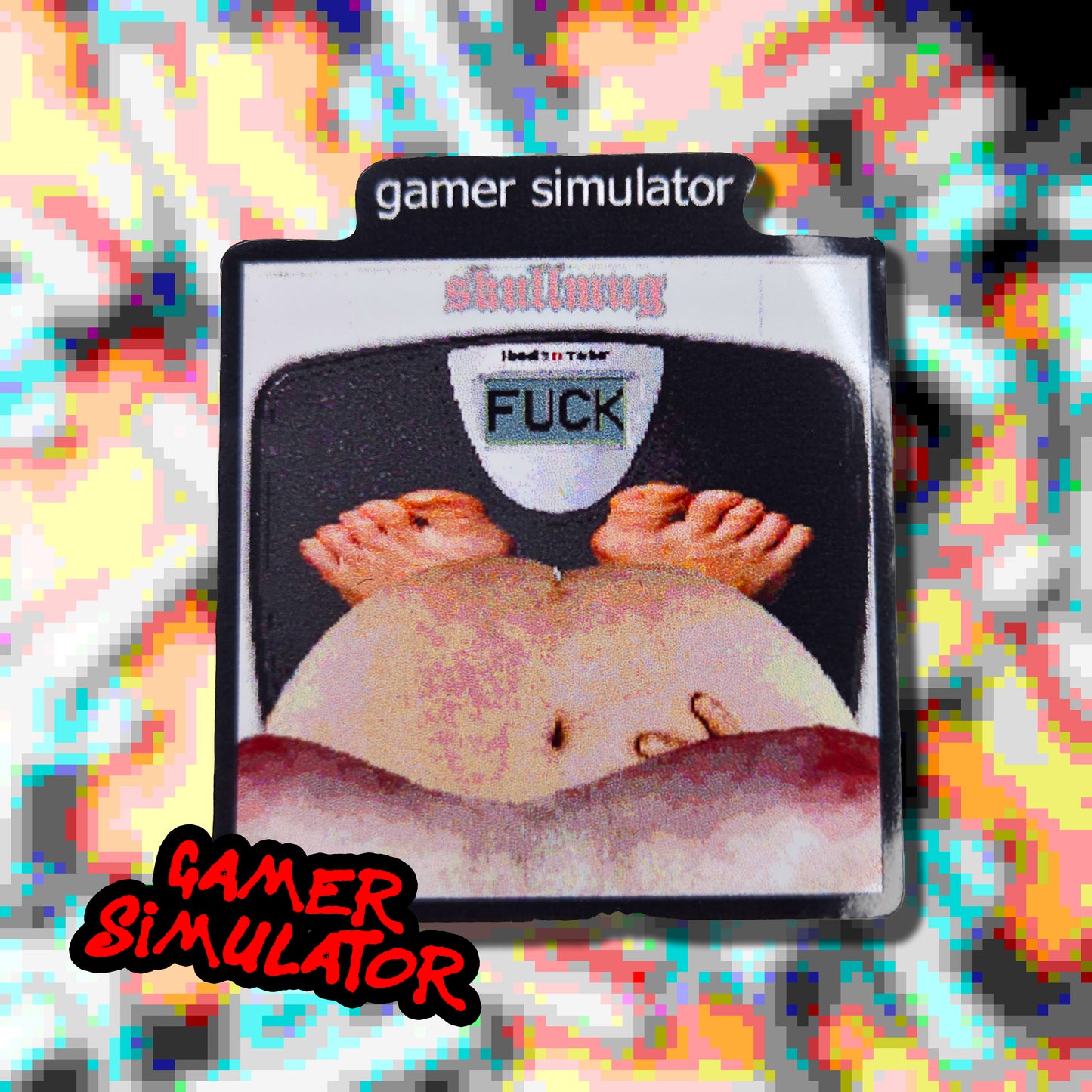 Gamer Simulator 2 IN. Sticker
