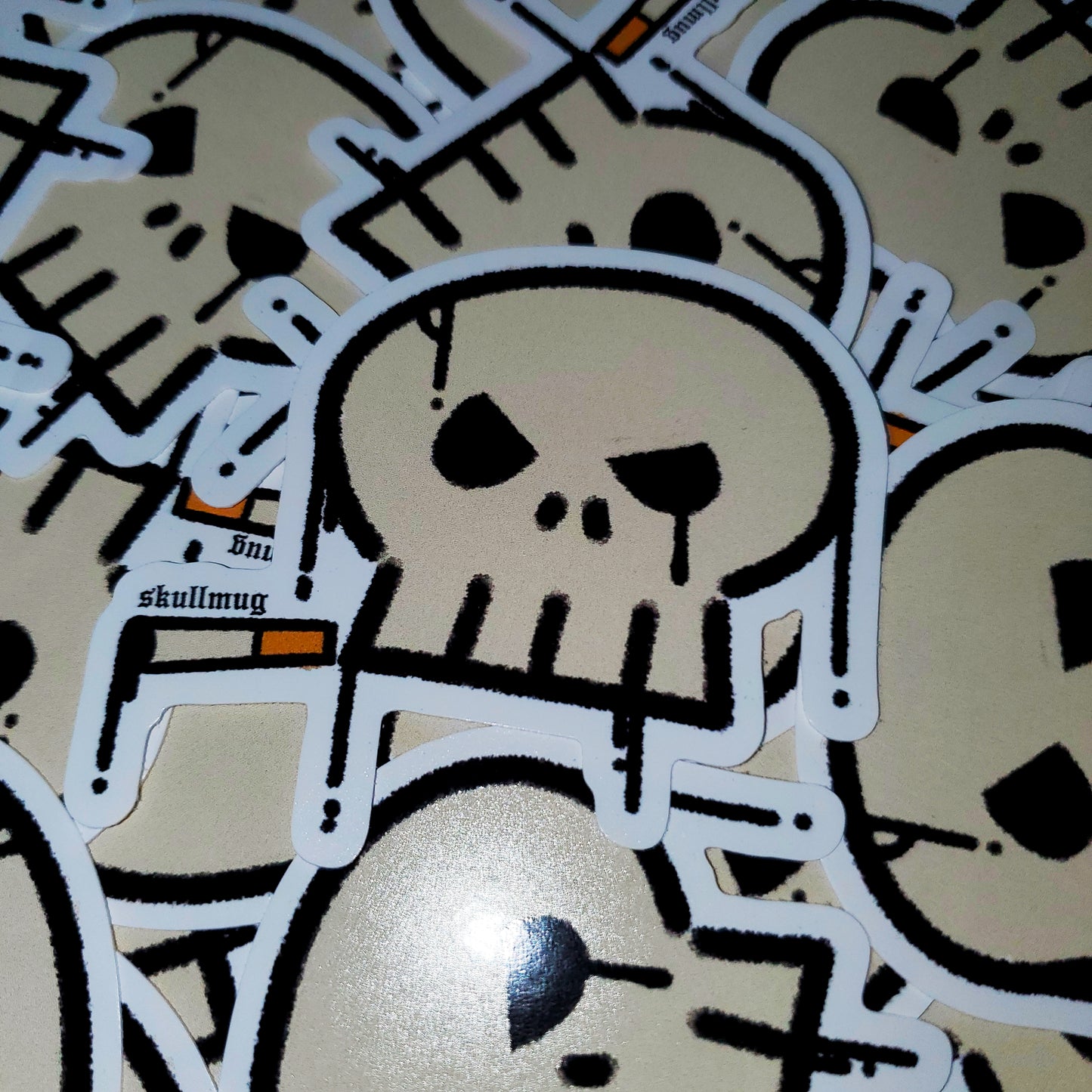 Smoking Skull - 3 In. Sticker