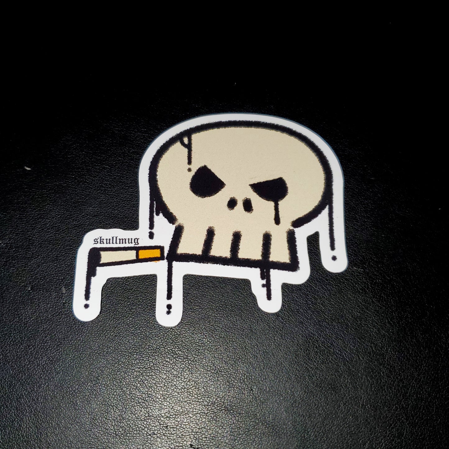 Smoking Skull - 3 In. Sticker