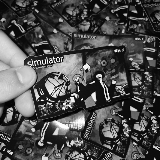 DETECTIVE SIMULATOR EP 1 - 4 IN. STICKER